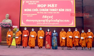 Hậu Giang: Họp mặt mừng Tết Chol Chnam Thmay năm 2022 của đồng bào dân tộc Khmer